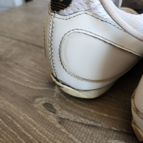 2007 Adidas Goodyear Womens Driving Racing Sneaker Shoes White Black Size 7 READ - Picture 13 of 13